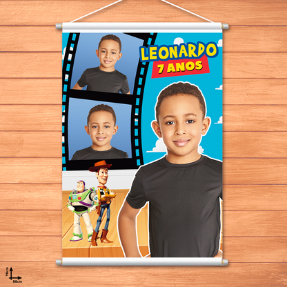 Banner Festa Infantil Personalizado -50x70cm