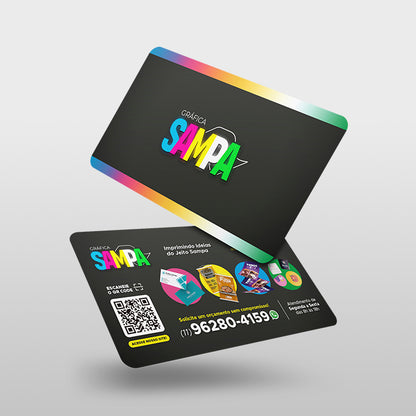 Cartão de Visita com Laminação Fosca Frente e Verso