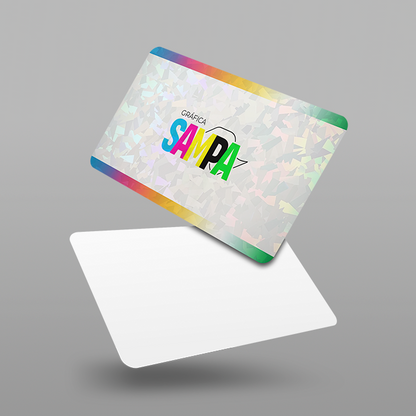 Cartão de Visita com Laminação Holográfica