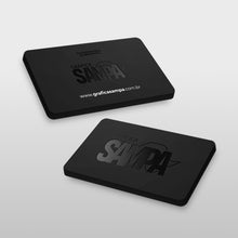 Cartão de Visita com Verniz Localizado