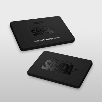 Cartão de Visita com Verniz Localizado