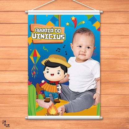 Banner Festa Infantil Personalizado -50x70cm