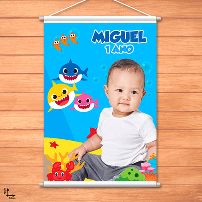 Banner Festa Infantil Personalizado -50x70cm