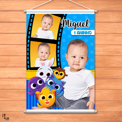 Banner Festa Infantil Personalizado -50x70cm