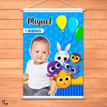 Banner Festa Infantil Personalizado -50x70cm