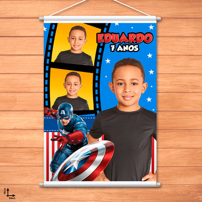 Banner Festa Infantil Personalizado -50x70cm