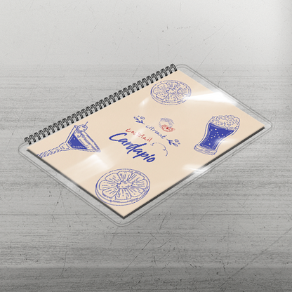 Cardápio de Plástico