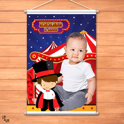Banner Festa Infantil Personalizado -50x70cm