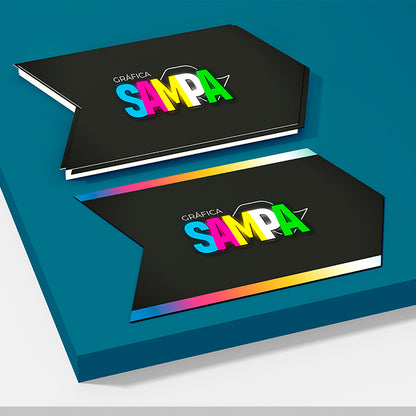 Cartão de Visita com Verniz Localizado