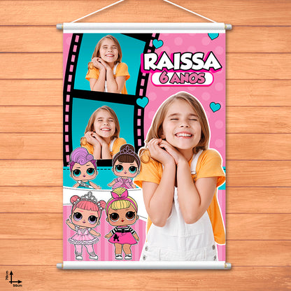Banner Festa Infantil Personalizado -50x70cm