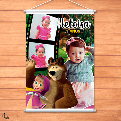 Banner Festa Infantil Personalizado -50x70cm