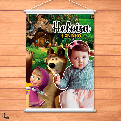 Banner Festa Infantil Personalizado -50x70cm