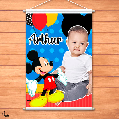 Banner Festa Infantil Personalizado -50x70cm