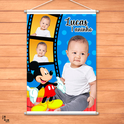 Banner Festa Infantil Personalizado -50x70cm
