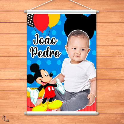 Banner Festa Infantil Personalizado -50x70cm