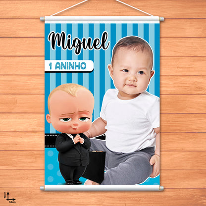 Banner Festa Infantil Personalizado -50x70cm