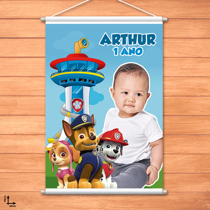 Banner Festa Infantil Personalizado -50x70cm