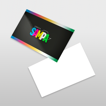 Cartão de Visita com Verniz Total Frente