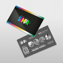 Cartão de Visita com Verniz Total Frente