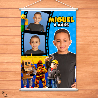 Banner Festa Infantil Personalizado -50x70cm