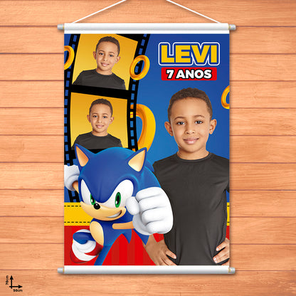 Banner Festa Infantil Personalizado -50x70cm