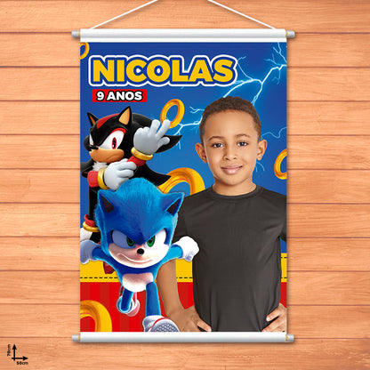 Banner Festa Infantil Personalizado -50x70cm