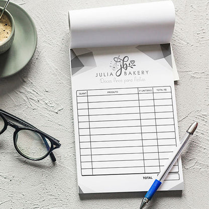 Bloco e Talão com 100 Folhas