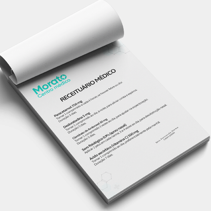 Bloco e Talão com 100 Folhas