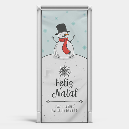 Capa Para Porta de Natal Decorativa