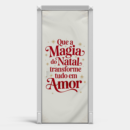 Capa Para Porta de Natal Decorativa