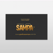 Cartão de Visita com Hot Stamping