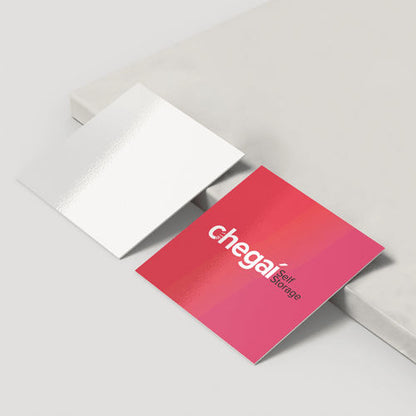 Mini Cartão de Visita - Verniz Total Frente e Verso