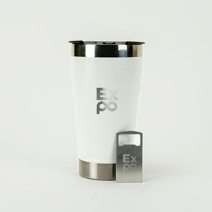 Copo Térmico com Tampa e Abridor