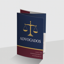 Folder 2 Dobras Couché Brilho 90g