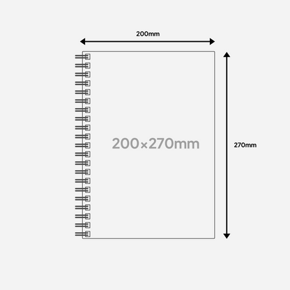 Caderno Capa Dura 192 Folhas