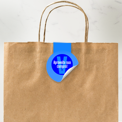 Adesivo para Fechar Sacola