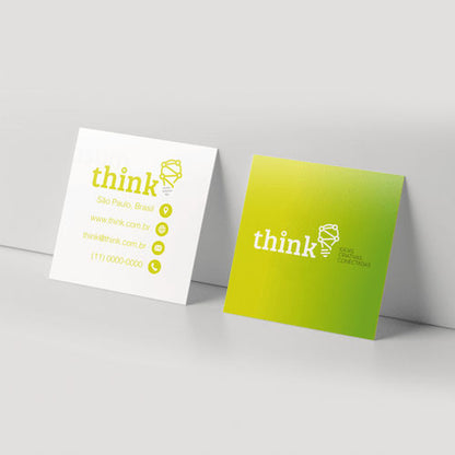 Mini Cartão de Visita Sem Enobrecimento