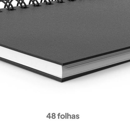Caderno Capa Dura 48 Folhas
