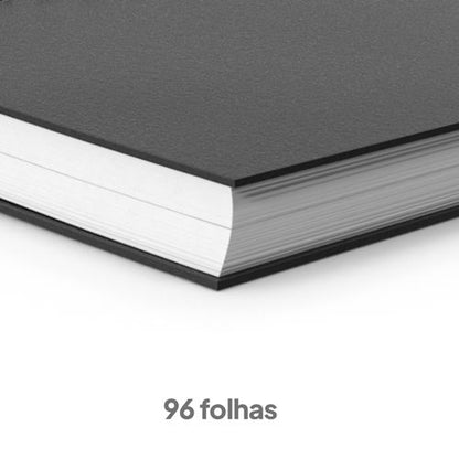 Caderno Capa Dura 96 Folhas