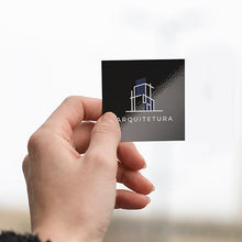 Mini Cartão de Visita com Verniz Total Frente