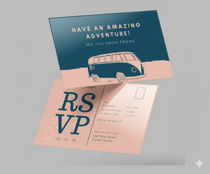 Postal - Verniz Total Frente e Verso