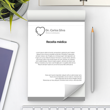 Receituário com 100 Folhas