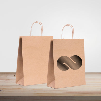 Sacola Kraft - 1x0 ( Impressão 1 cor)