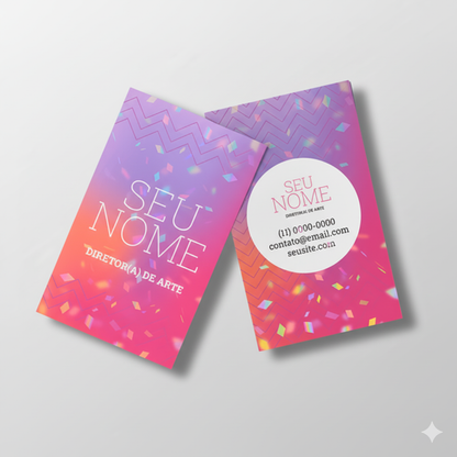 Tag Personalizada - Laminação Holográfica