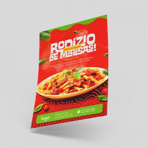 Folheto em Couche Brilho 150g Couché Brilho 150g 10x14cm 4x0 (Frente Colorido) Verniz Total Brilho Frente e Verso Refile 